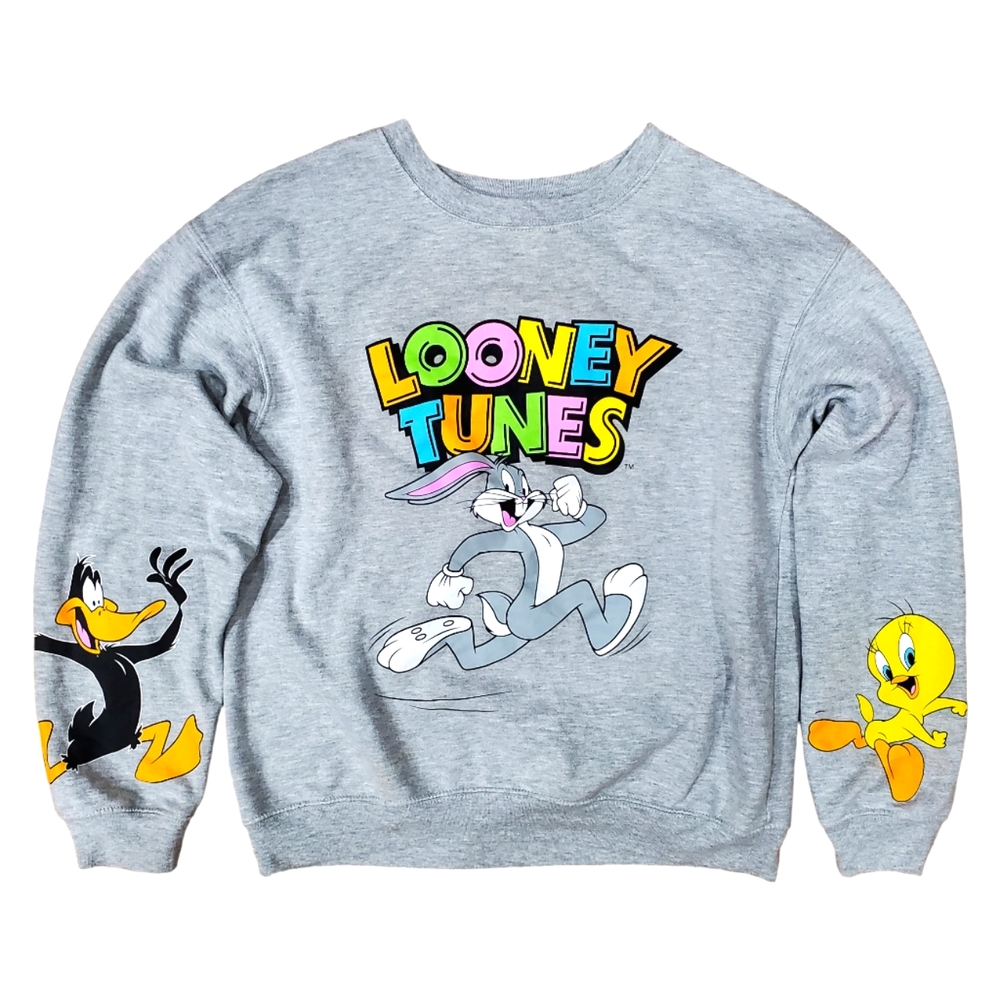 LOONEY TUNES Sweatshirt Bugs Bunny Tweety Daffy Duck